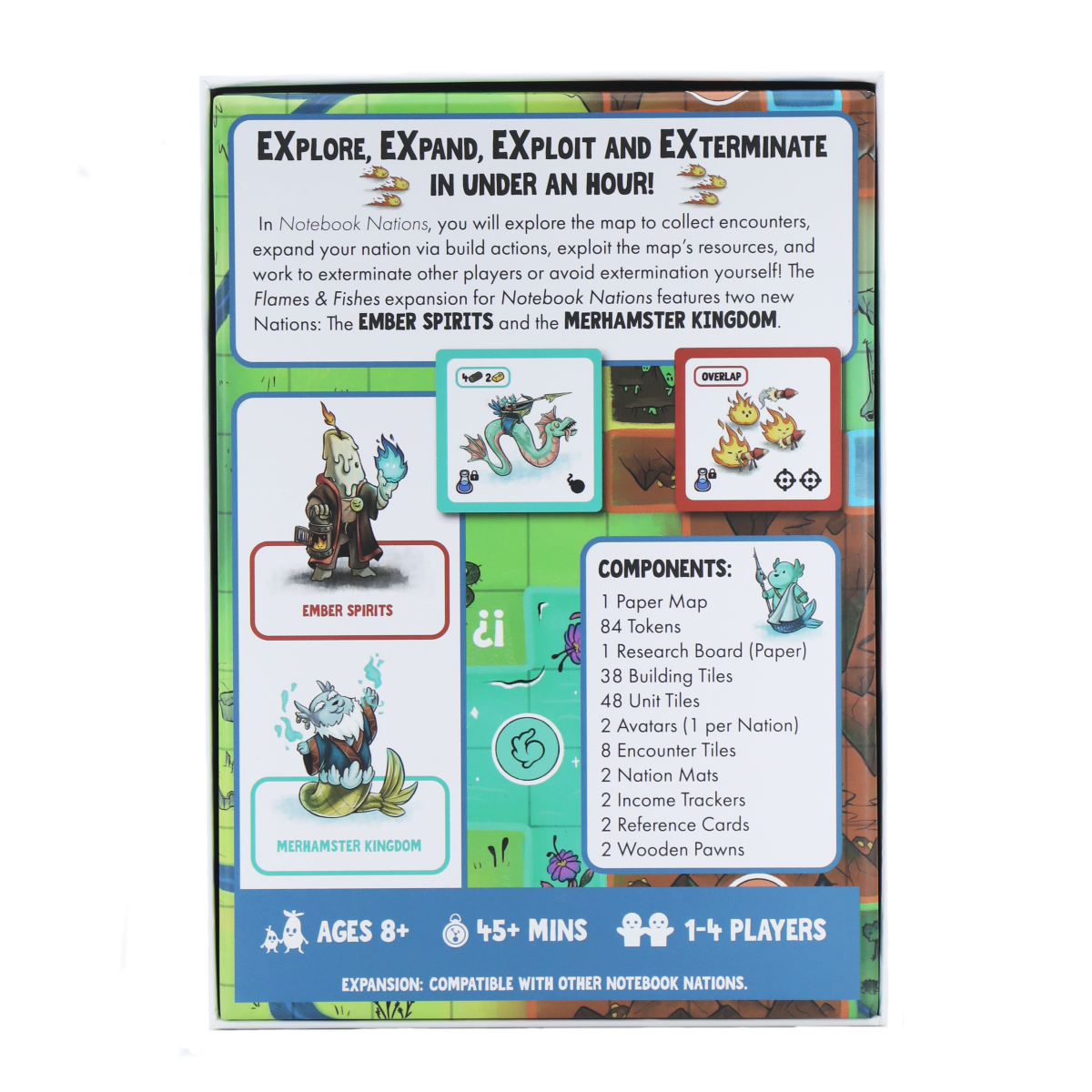 Notebook Nations: Flames and Fishes Expansion (Pre-order - Ships August 2026)