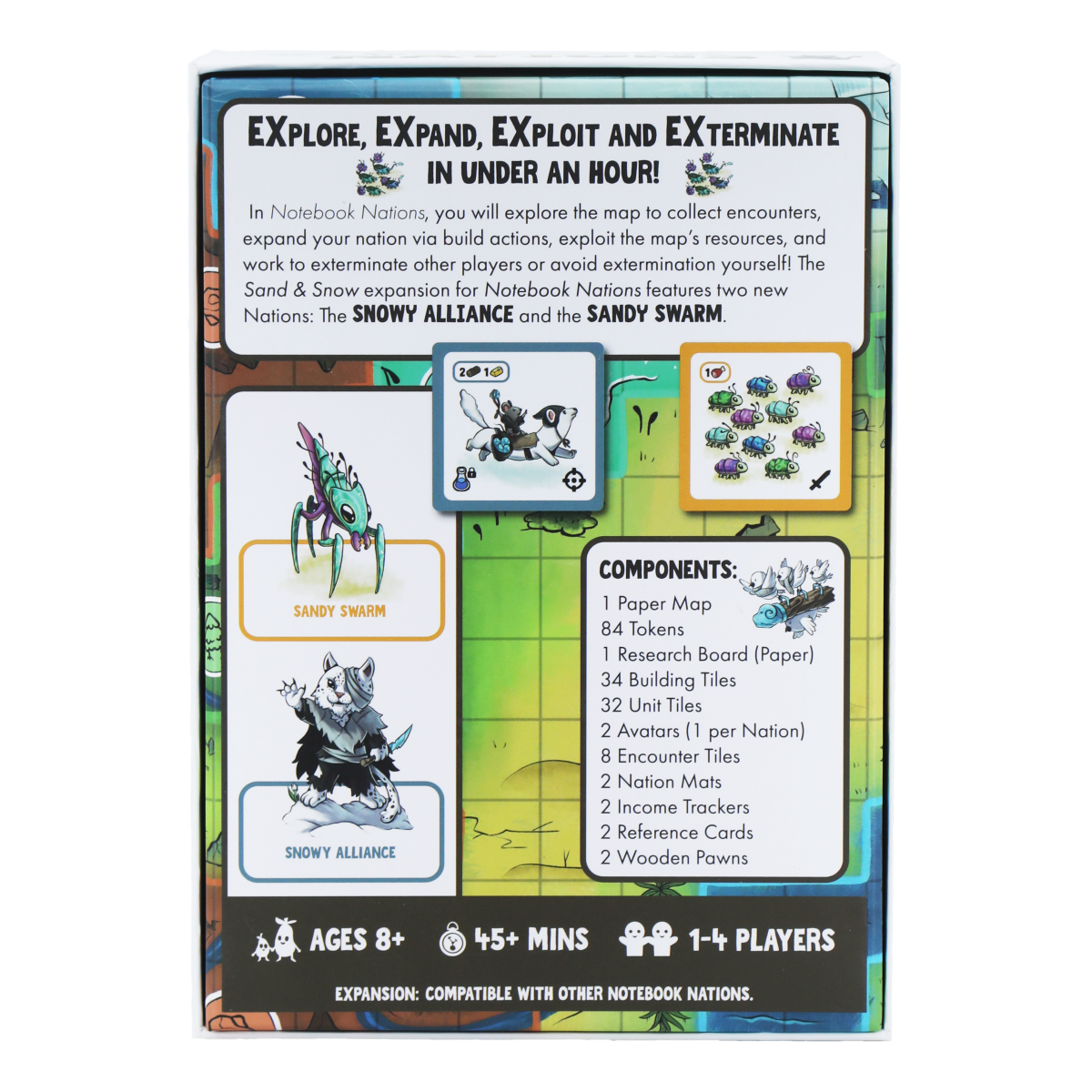 Notebook Nations: Sand and Snow Expansion (Pre-order - Ships August 2026)